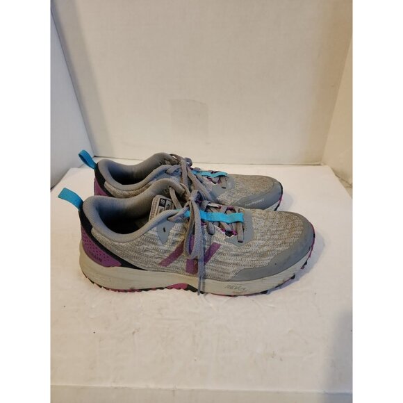 New Balance NITREL v3 Women's Running Shoes, gray, fuchsia sz 8.5 - Picture 4 of 6